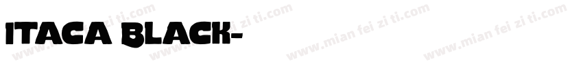 Itaca Black字体转换